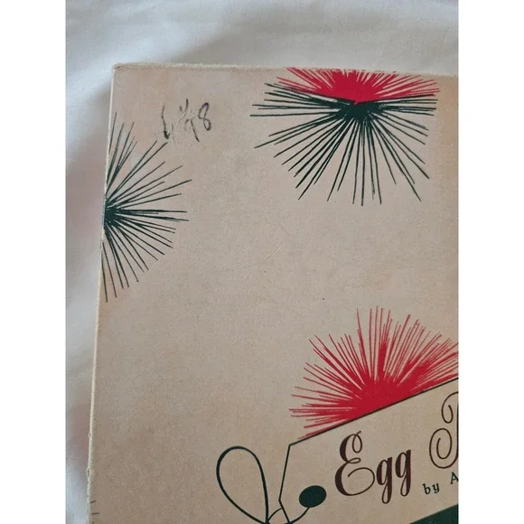 Vintage Anchor Hocking Milk Glass Deviled Egg Plate 22K Gold Trim 896 Boxed - Picture 2 of 5